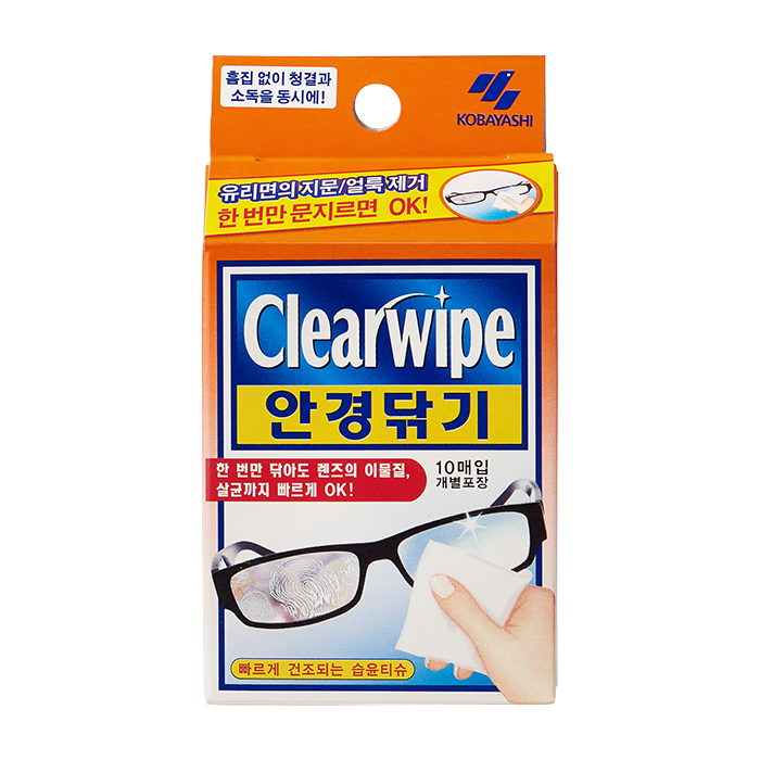 클리어와이프 안경닦기(렌즈클리너) 10P